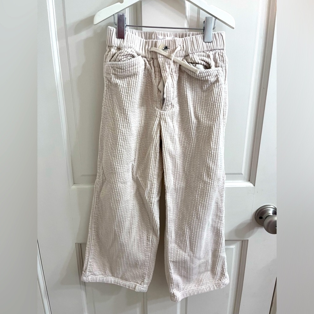 Zara Kids Casual Corduroy Pants - Cream